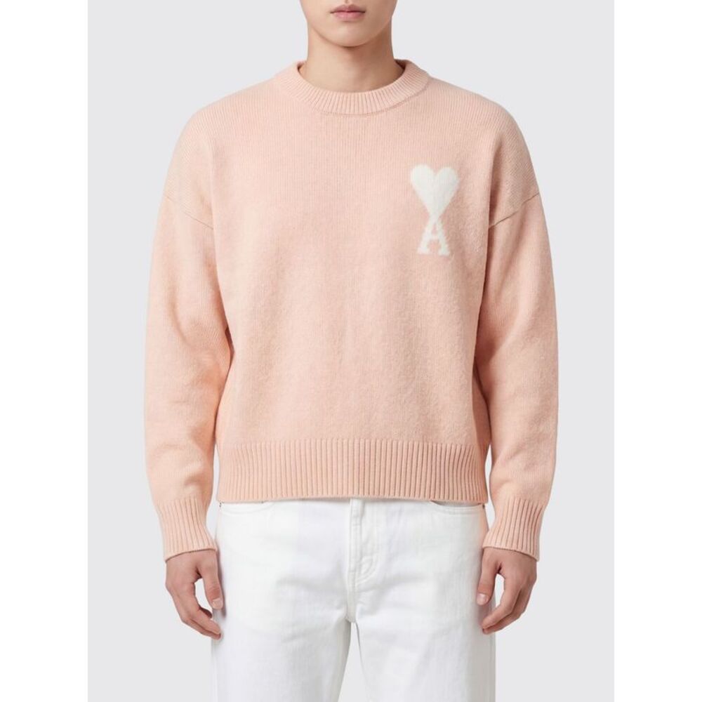 Ami Paris Sweater Men Pink